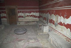 Knossos, Throne